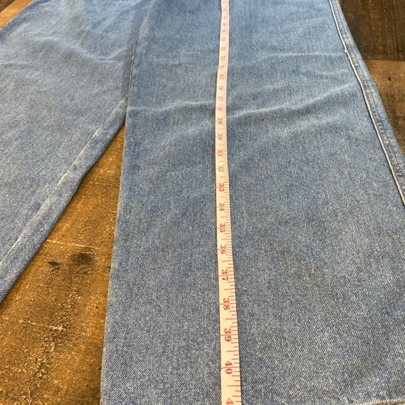 Russ Original Sport Co. Women’s Size 12  Classic Blue Denim Jeans Wide Leg - Picture 3 of 13
